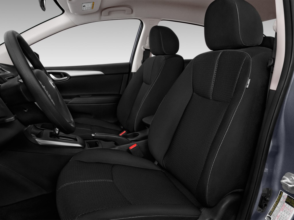 Image: 2017 Nissan Sentra S CVT Front Seats, size: 1024 x 768, type ...