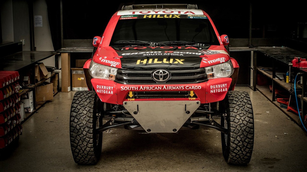Toyota reveals Hilux Evo racing truck for 2022 Dakar rally
