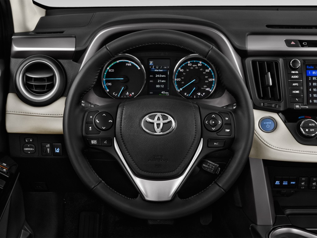 Image 2017 Toyota RAV4 Hybrid Limited AWD (Natl) Steering Wheel, size