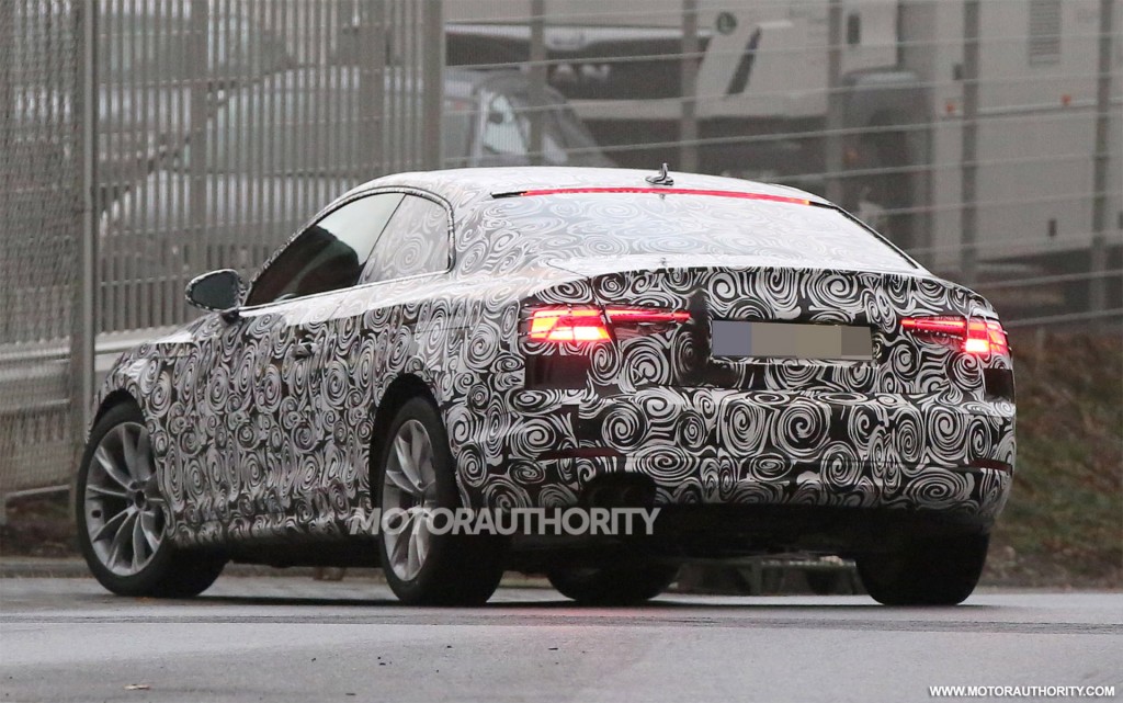 2018 Audi A5 spy shots and video