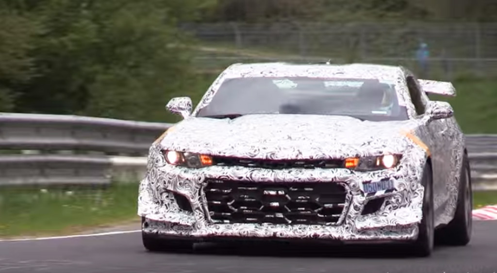 New Chevrolet Camaro Z/28 prototype returns to the 'Ring