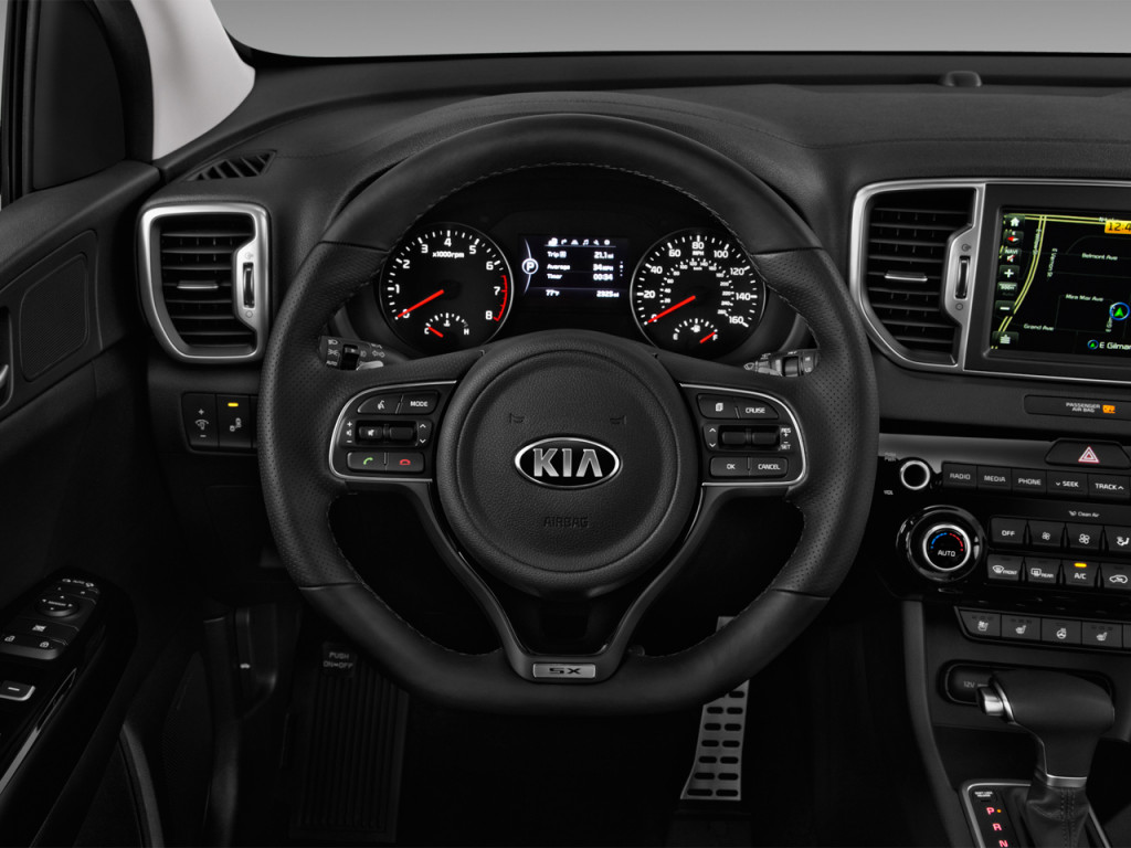 Image 2018 Kia Sportage SX Turbo FWD Steering Wheel, size 1024 x 768