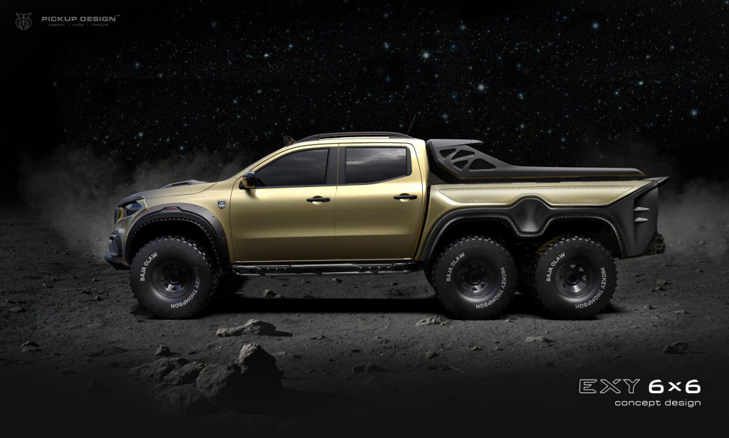 Tuner Proposes Mercedes Benz X Class 6x6 Pickup
