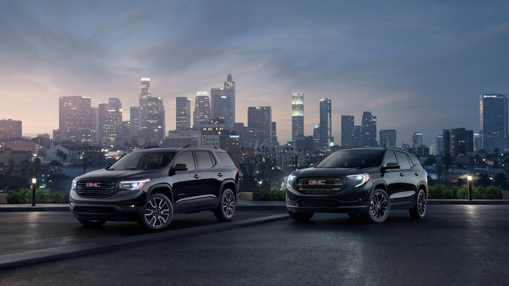 2019 GMC Terrain and GMC Acadia Black Editions say no to chrome lead image