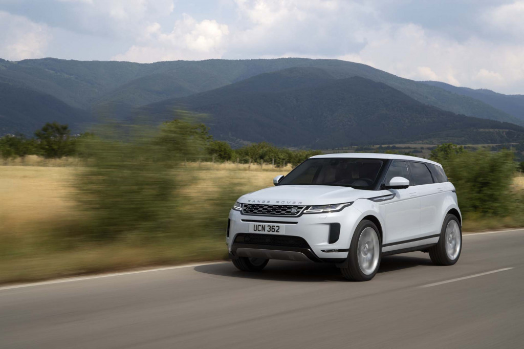 2020 Land Rover Range Rover Evoque rated at 23 mpg combined