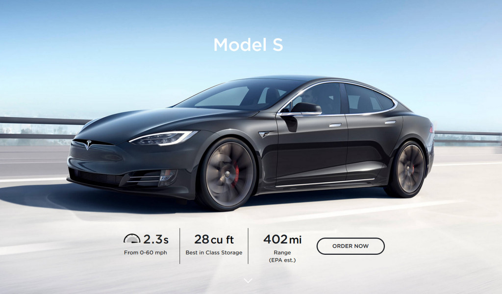 2020 Tesla Model S with EPA-rated range of 402 miles
