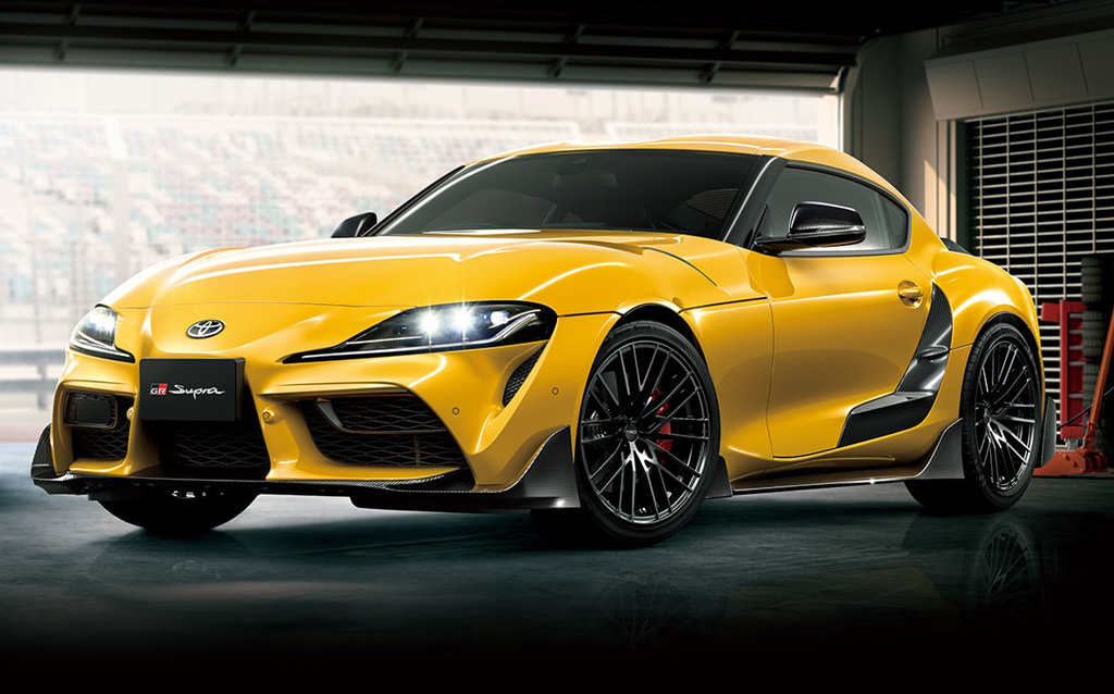 2020 Toyota Supra with TRD parts