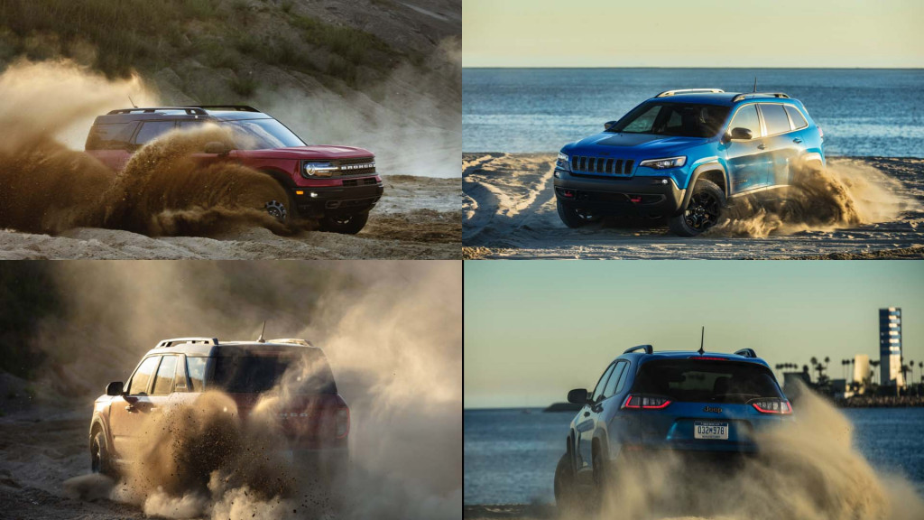 2021 Ford Bronco Sport vs. 2021 Jeep Cherokee: Compare Crossover SUVs