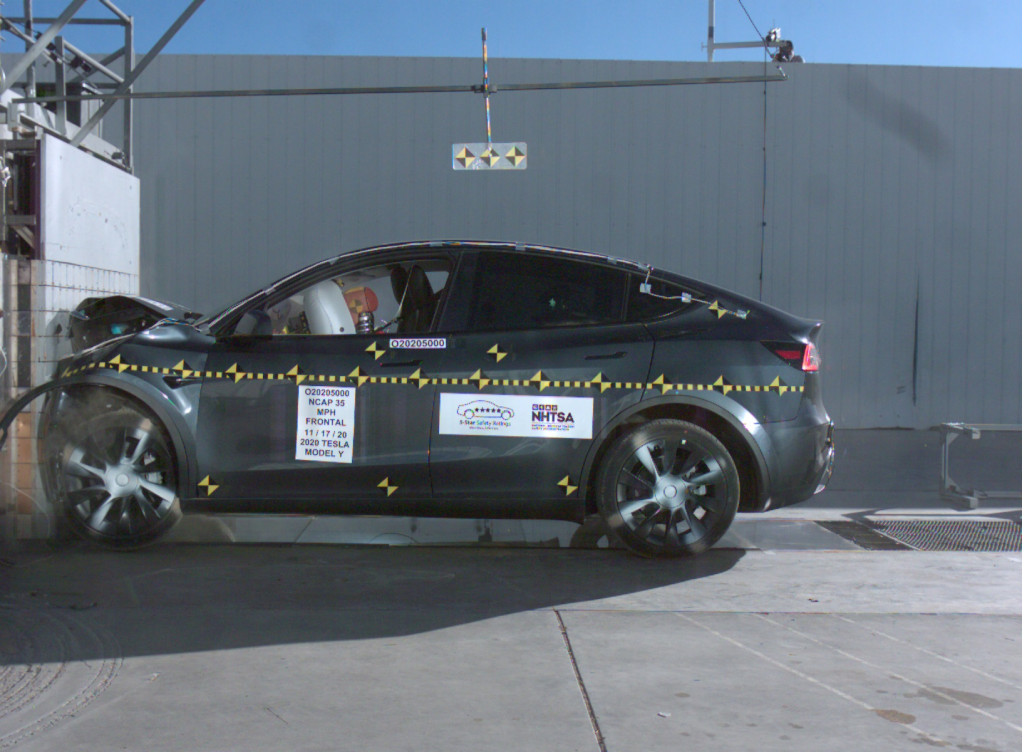 2021 Tesla Model Y - US NCAP Crash Testing