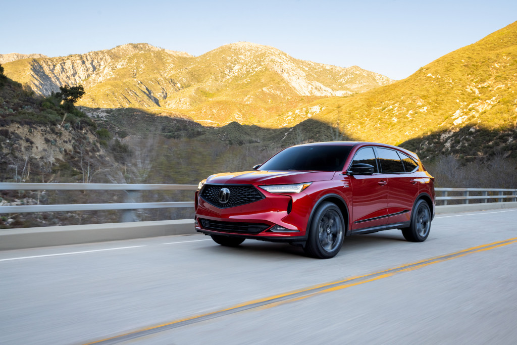 2022 Acura MDX earns highest safety honors