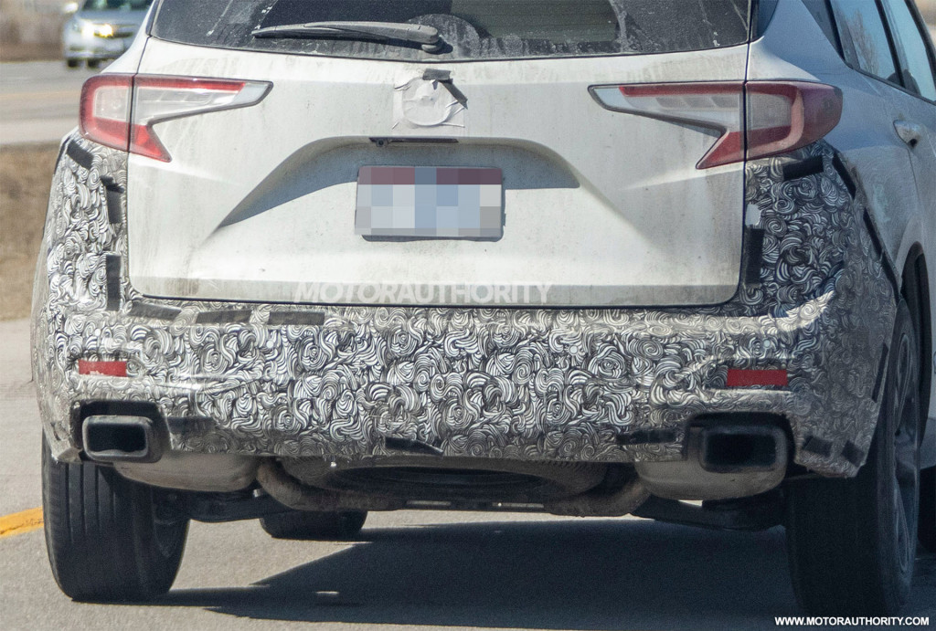 2022 Acura RDX facelift spy shots - Photo credit: S. Baldauf/SB-Medien