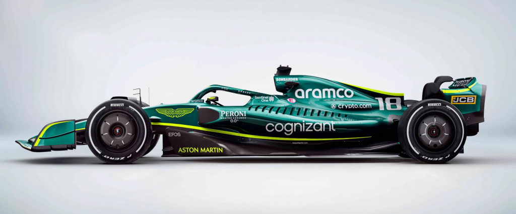 2022 Aston Martin AMR22 Formula One race car