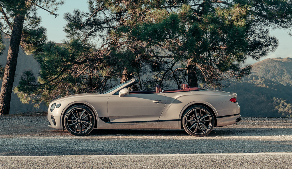 2022 Bentley Continental GT Convertible in Dove Gray Heritage Paint