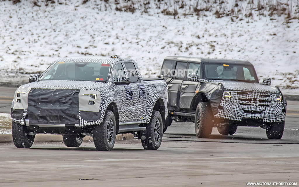 2022 Ford Ranger Raptor spy shots - Photo credit: S. Baldauf/SB-Medien