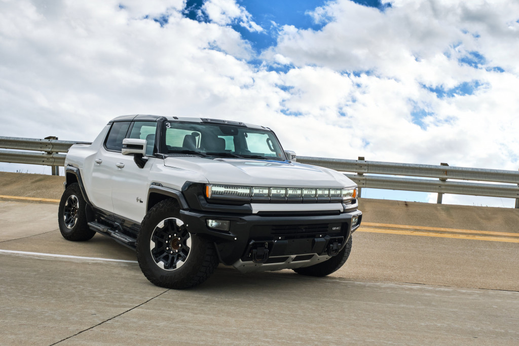 2022 GMC Hummer EV prototype, engineering operation, September 2022 at Milford Proving Grounds