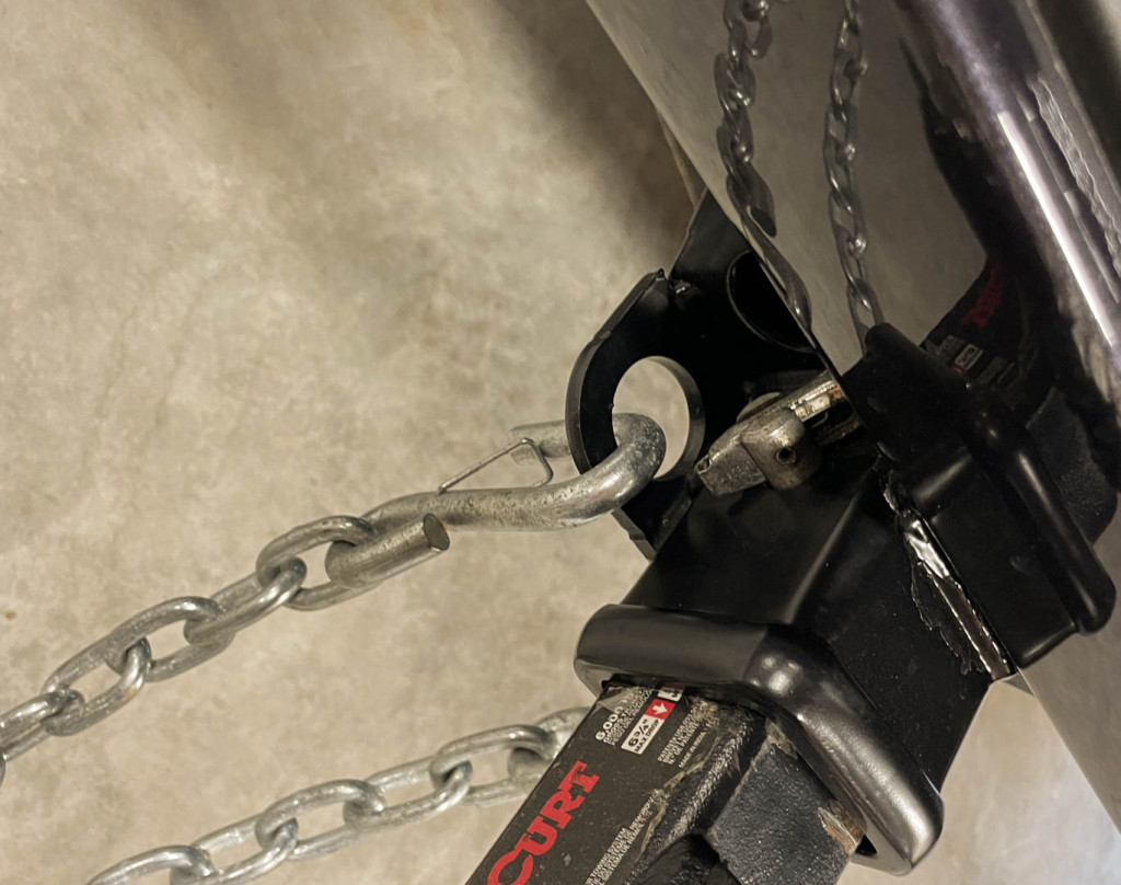 The 2022 GMC Sierra 1500 Denali Ultimate has the most convenient safety chain connections on a light-duty pickup truck