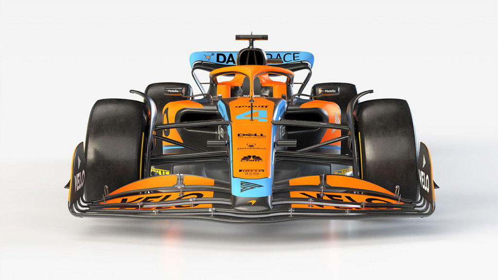 Mobil balap Formula Satu McLaren MCL36 2022