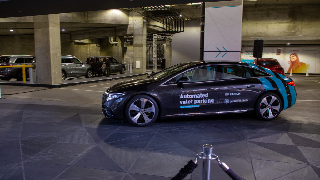 Mercedes-Benz EQS Automated Valet Test