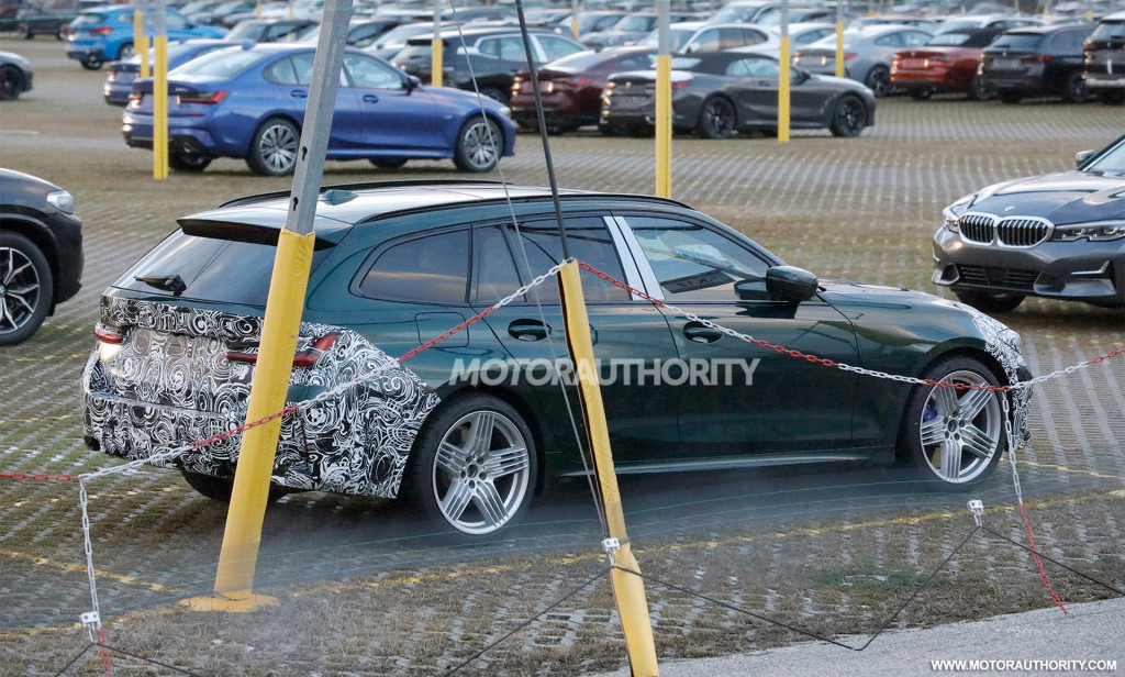 2023 BMW Alpina B3 Touring facelift spy shots - Photo credit: S. Baldauf/SB-Medien