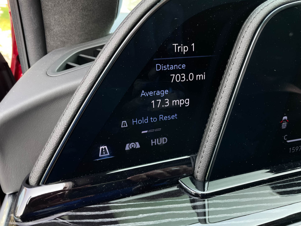 It's not hard to beat the 2023 Cadillac Escalade-V's EPA highway fuel economy ratings.
