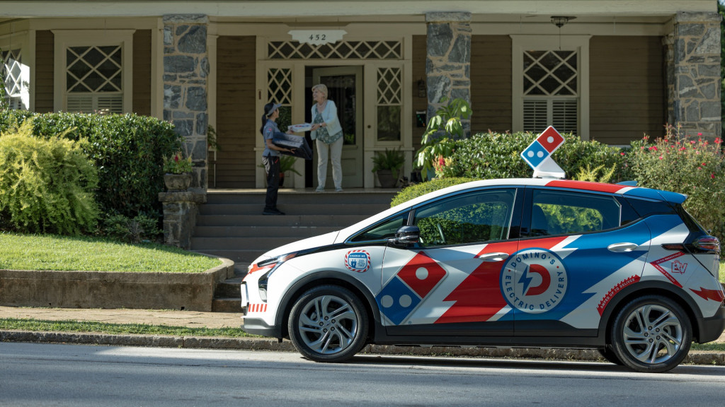 The 2023 Chevrolet Bolt EV Domino's Pizza Delivery Car