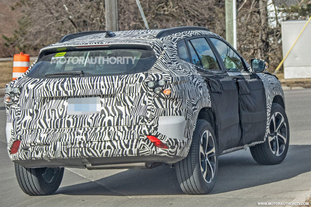 Spy photos of the 2024 Chevrolet coupe-like crossover - Photo Credit: S. Baldauf/SB-Medien