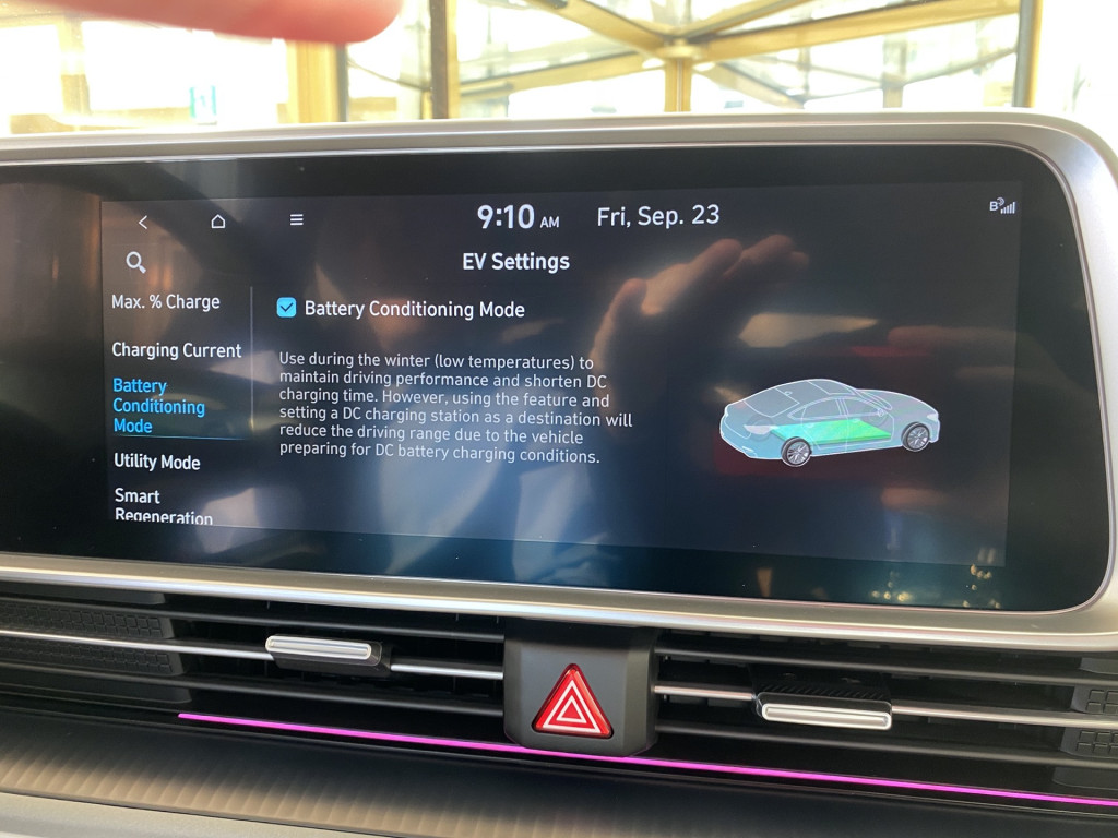2023 Hyundai Ioniq 6 - Battery Conditioning feature