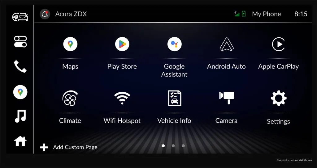 Acura ZDX 2024 will be integrated with popular Google applications