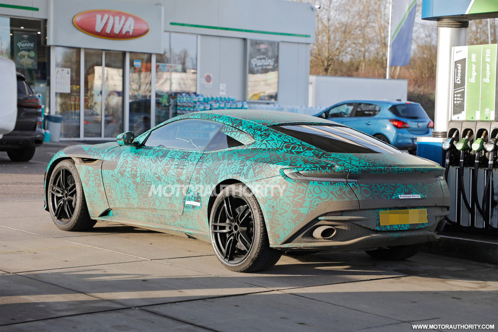 2024 Aston Martin DB11 facelift spy shots - Photo credit: Baldauf