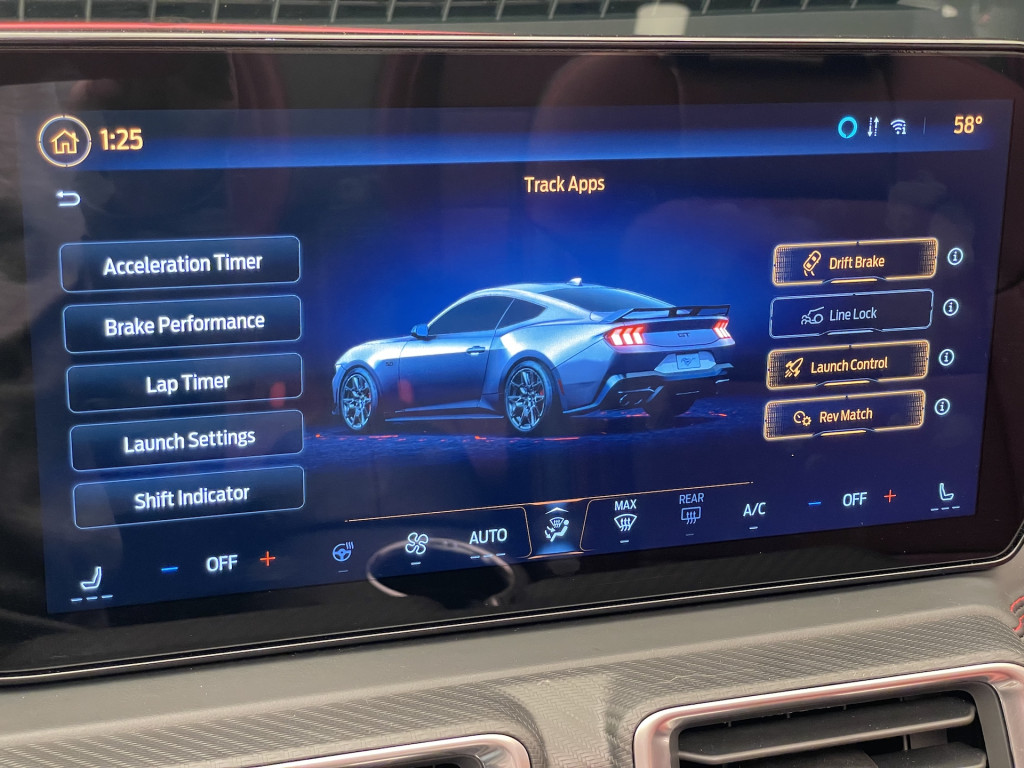 2024 Ford Mustang Track Apps