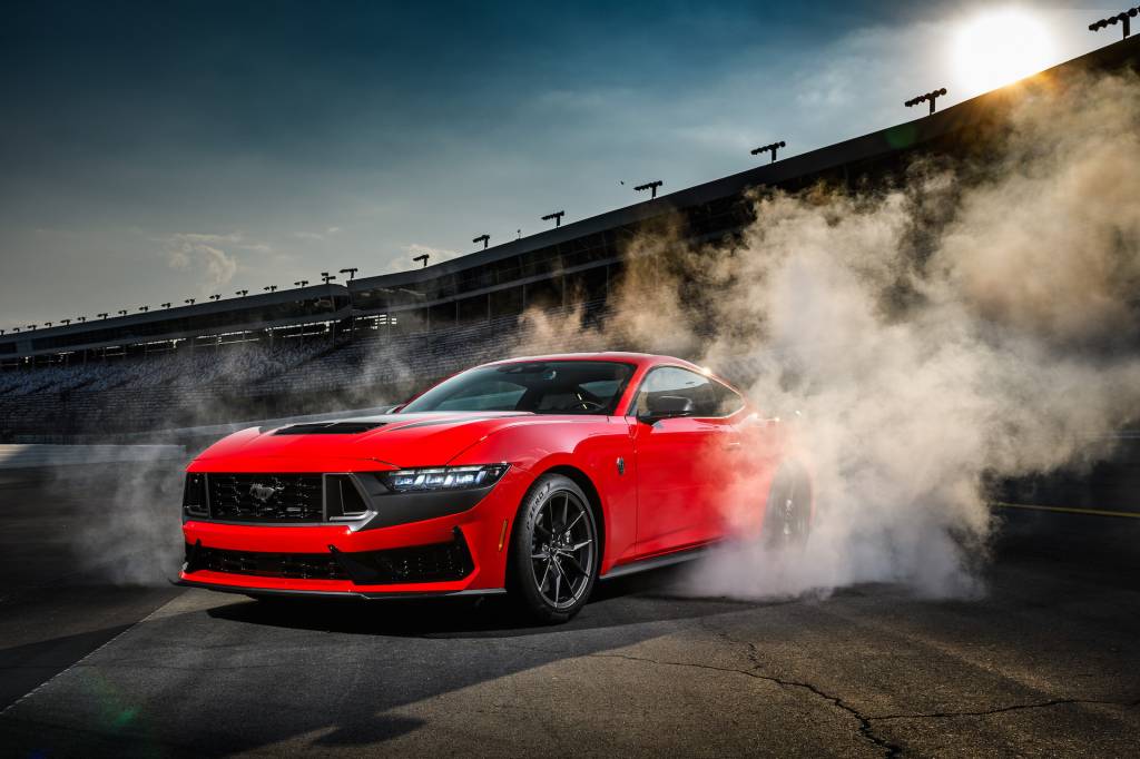 2024 Ford Mustang Dark Horse at Charlotte Motor Speedway, July 2023