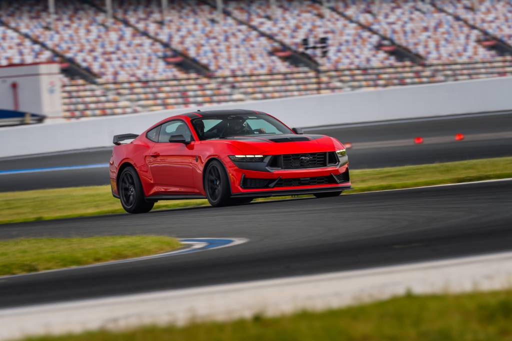 2024 Ford Mustang Dark Horse at Charlotte Motor Speedway, July 2023