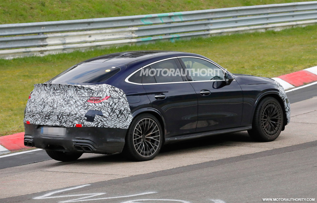 2024 Mercedes-Benz AMG GLC 63 S E Performance Coupe spy shots - Photo credit: Baldauf