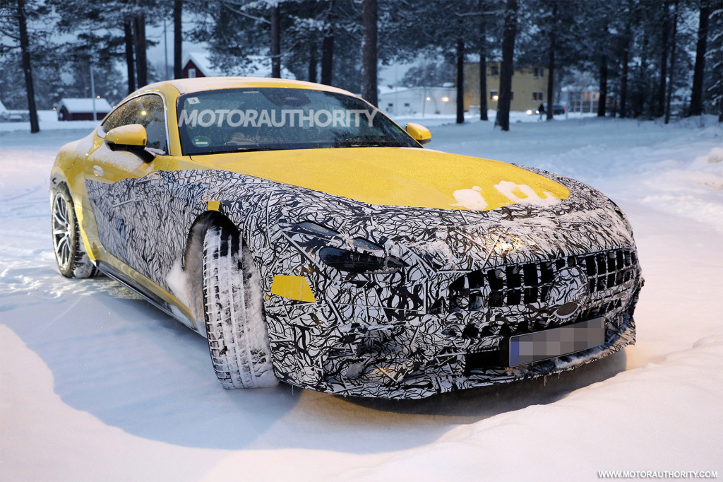 2024 Mercedes-Benz AMG GT spy shots - Photo credit: S. Baldauf/SB-Medien