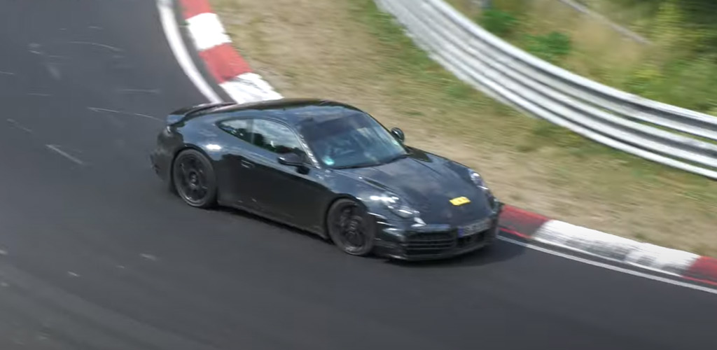 2024 Porsche 911 Carrera GTS spy video Hybrid powertrain being tested