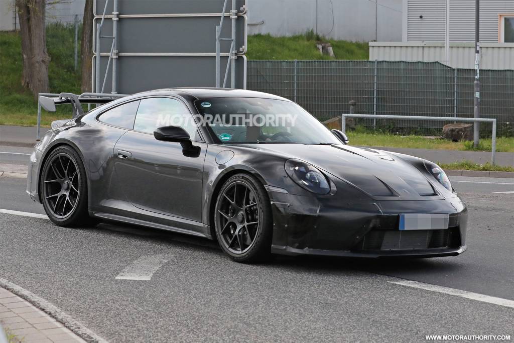 2024 Porsche 911 GT3 facelift fotos espía - Crédito de la foto: Baldauf