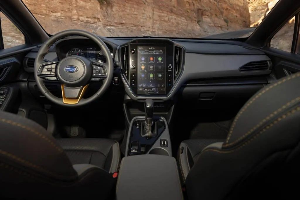 2024 Subaru Crosstrek Wilderness comes standard with an 11.6-inch touchscreen