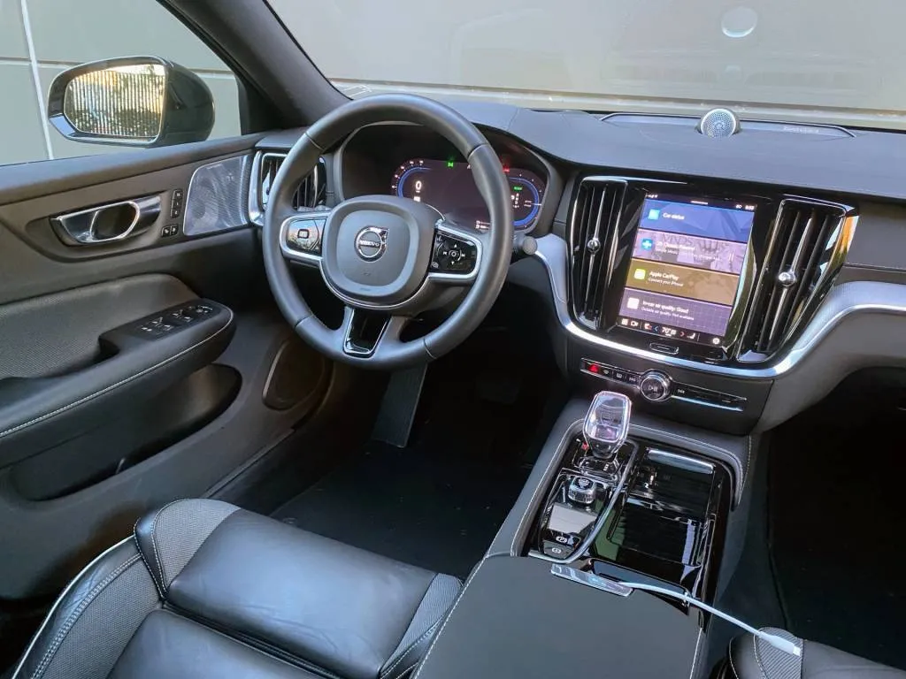 The 2024 Volvo S60 Recharge infotainment includes a simplified home screen
