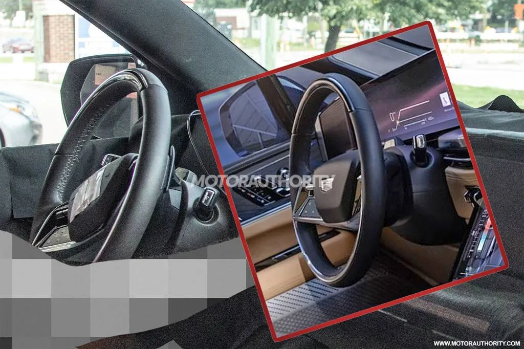 2025 Cadillac Escalade facelift spy shots - Photo credit: Baldauf