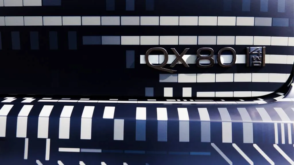 2025 Infiniti QX80 teaser image