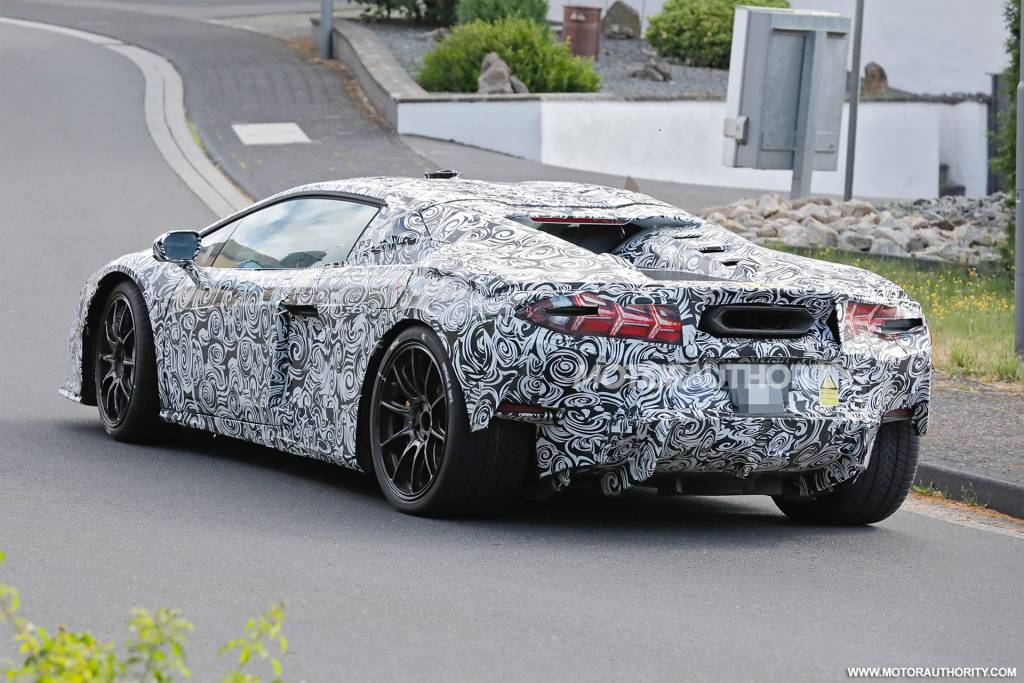 2025 Lamborghini Huracán successor spy shots - Photo credit: Baldauf