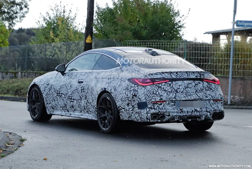 2025 Mercedes-Benz AMG CLE 53 spy shots - Photo credit: Baldauf