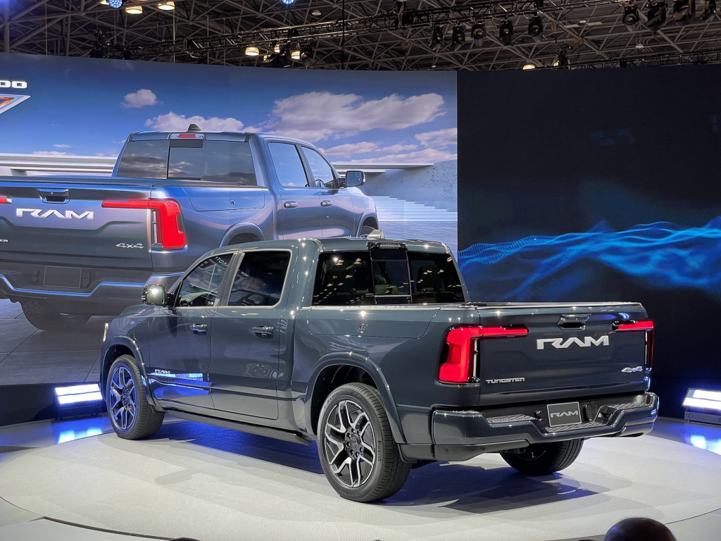 Ram 1500 REV 2025 at the 2023 New York Auto Show