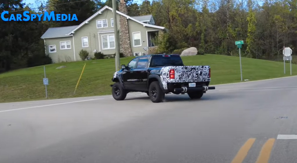 2025 Ram 1500 TRX caught on video with possible inline-6