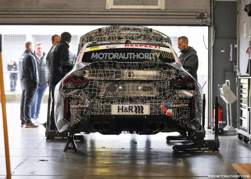 2026 BMW M2-based race car prototype at the Nürburgring - Photo via Baldauf