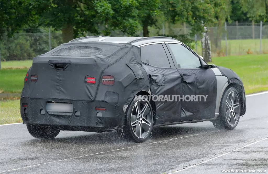 2026 Genesis GV60 facelift spy shots - Photo via Baldauf