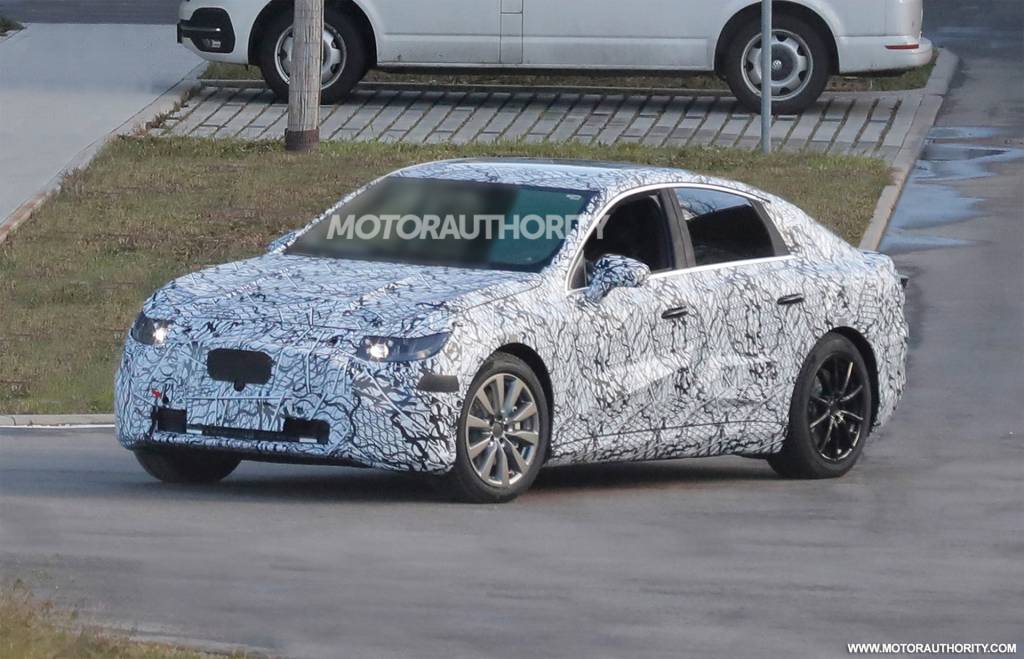 2026 Mercedes-Benz C-Class EV spy shots - Photo credit: Baldauf