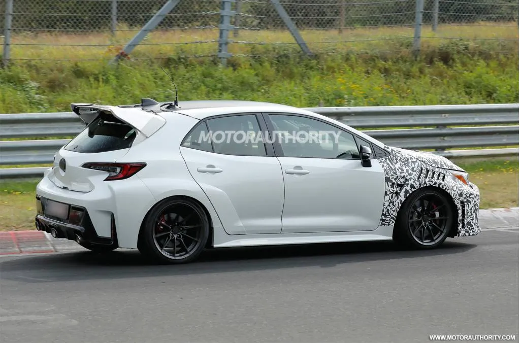 2026 Toyota GRMN Corolla spy shots - Photo via Baldauf