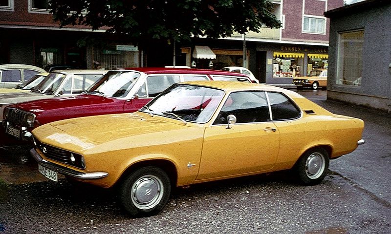 A 1971 Opel Manta Image: Charles01