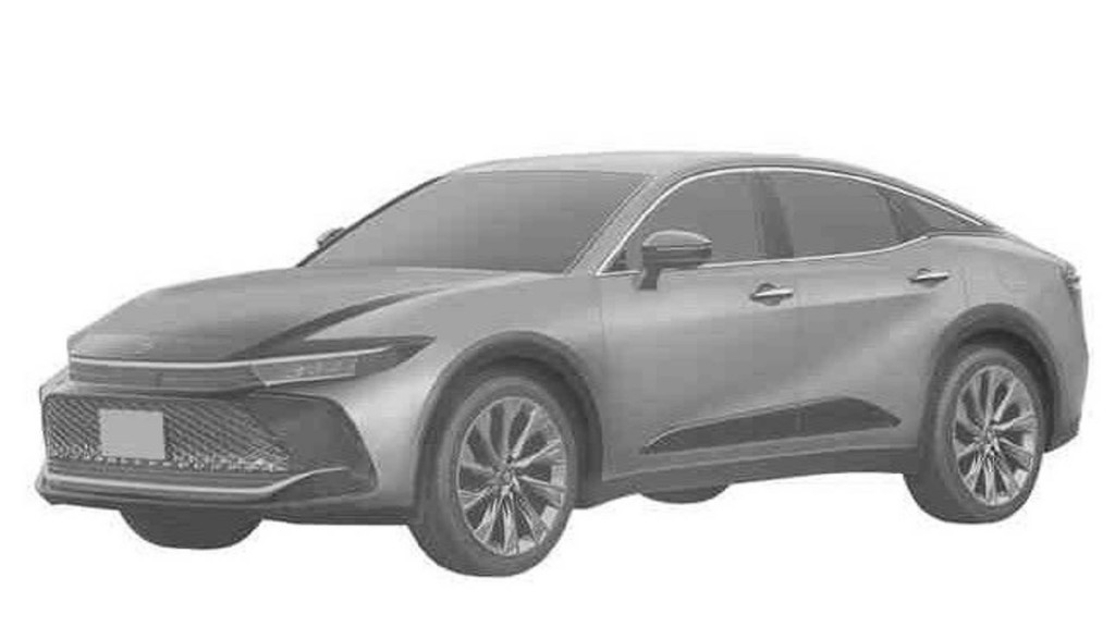 Alleged 2023 Toyota Crown patent image